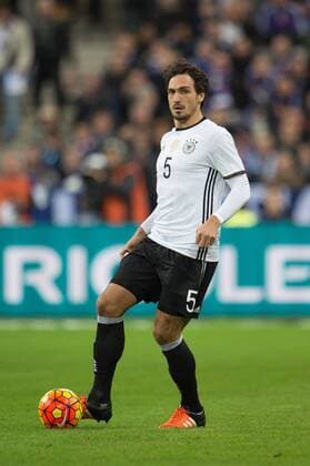 13. November 2015: Paris, Fussball Testspiel: Frankreich - Deutschland: Mats Hummels (Deutschland).