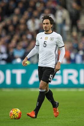 13. November 2015: Paris, Fussball Testspiel: Frankreich - Deutschland: Mats Hummels (Deutschland).