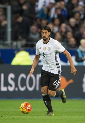 13. November 2015: Paris, Fussball Testspiel: Frankreich - Deutschland: Sami Khedira (Deutschland).