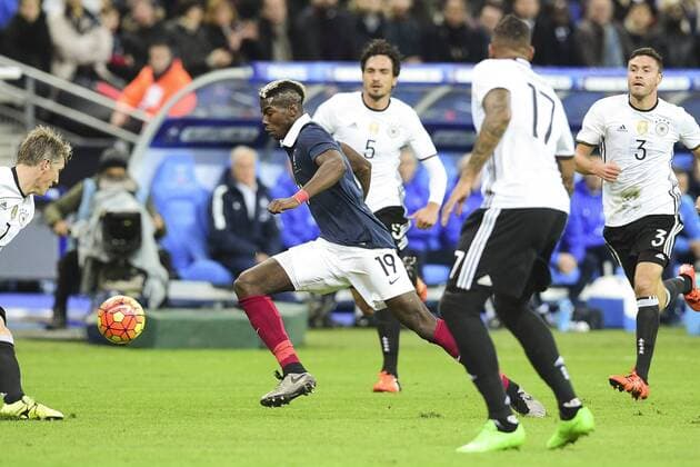 Paul Pogba (Fra) - Fussball, Nationalteam Länderspiel, Testspiel, Frankreich vs. Deutschland - 13 11 2015 JBAutissier Panoramic 