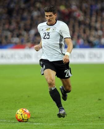 Frankreich - Deutschland DFB Frankreich, Paris, 13.11.2015, Fussball, FIFA, Länderspiel, Frankreich - Deutschland DFB: Mario Gomez (Deutschland).