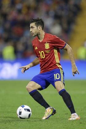 13.11.2015. Estadio Jose Rico Perez, Alicante, Spain. International Friendly LÃ¤nderspiel Spain versus England. Spain& x2019;s Cesc Fabregas in action xCraigxMercerx  ActionPlus11681328