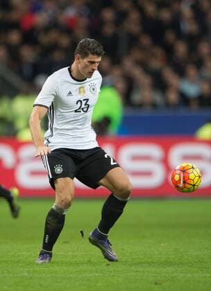 13. November 2015: Paris, Fussball Testspiel: Frankreich - Deutschland: Mario Gomez (Deutschland).