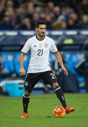 13. November 2015: Paris, Fussball Testspiel: Frankreich - Deutschland: Ilkay Guendogan (Deutschland).