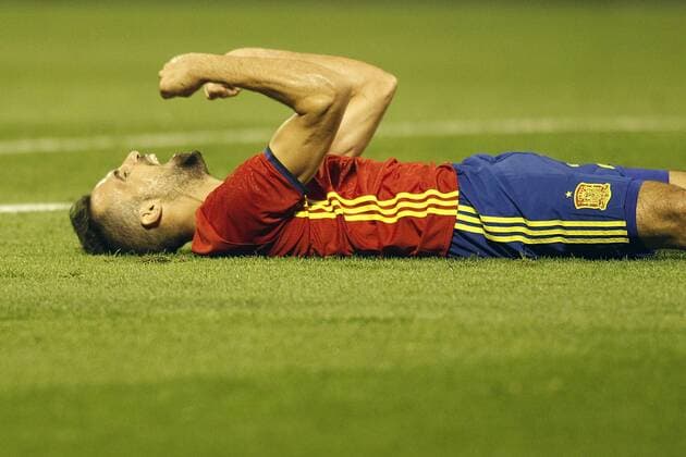 Spain s Mario Gaspar celebrates goal during International Friendly Länderspiel match. November 13,2015.  (2015111334)