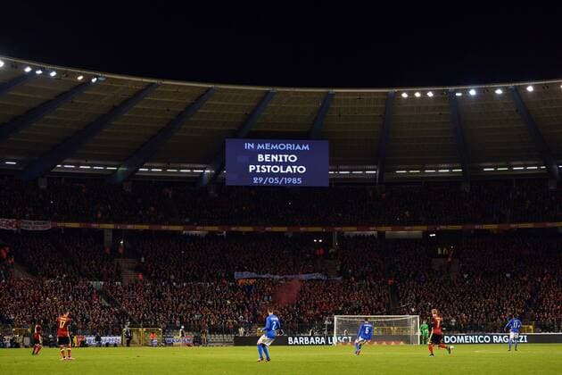 commemoration of the Heyzel drama FOOTBALL : Belgique vs Italie - Match Amical - Bruxelles - 13 11 2015 PhotoNews Panoramic 
