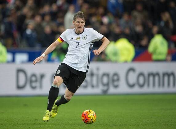 13. November 2015: Paris, Fussball Testspiel: Frankreich - Deutschland: Bastian Schweinsteiger (Deutschland).