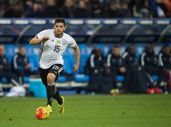 13. November 2015: Paris, Fussball Testspiel: Frankreich - Deutschland: Kevin Volland (Deutschland).