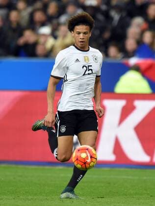 Länderspiel: Frankreich - Deutschland 13.11.2015 in Paris. Leroy Sane (Deut.) in Aktion. HM