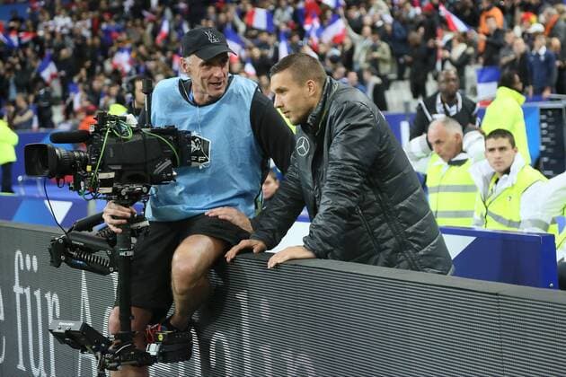 Lukas Podolski (D) - Frakreich vs. Deutschland, EM-Qualifikation, Stade de France