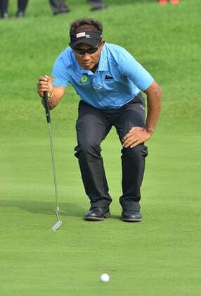 Nov. 14, 2015 - Shanghai, People s Republic of China - THONGCHAI JAIDEE of Thailand during the round 3 of BMW Masters at Lake Malaren Golf Club in Shanghai. Golf 2015 - Shanghai Masters - Day 3  - ZUMAm119
