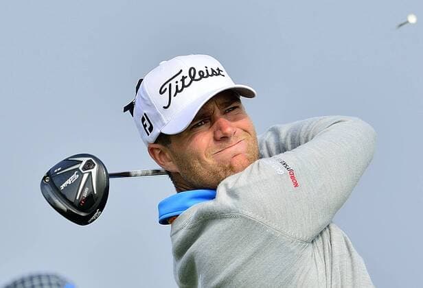 Nov. 14, 2015 - Shanghai, People s Republic of China - LUCAS BJERREGAARD of Denmark during the round 3 of BMW Masters at Lake Malaren Golf Club in Shanghai. Golf 2015 - Shanghai Masters - Day 3  - ZUMAm119