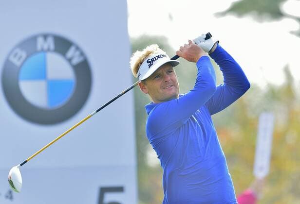 Nov. 14, 2015 - Shanghai, People s Republic of China - SOREN KJELDSEN of Denmark during the round 3 of BMW Masters at Lake Malaren Golf Club in Shanghai. Golf 2015 - Shanghai Masters - Day 3  - ZUMAm119