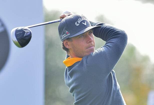 Nov. 14, 2015 - Shanghai, People s Republic of China - KRISTOFFER BROBERG of Sweden during the round 3 of BMW Masters at Lake Malaren Golf Club in Shanghai. Golf 2015 - Shanghai Masters - Day 3  - ZUMAm119