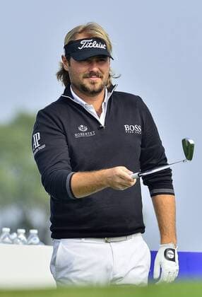 Nov. 14, 2015 - Shanghai, People s Republic of China - VICTOR DUBUISSON of France during the round 3 of BMW Masters at Lake Malaren Golf Club in Shanghai. Golf 2015 - Shanghai Masters - Day 3  - ZUMAm119