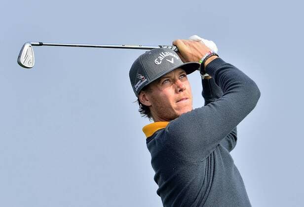 Nov. 14, 2015 - Shanghai, People s Republic of China - KRISTOFFER BROBERG of Sweden during the round 3 of BMW Masters at Lake Malaren Golf Club in Shanghai. Golf 2015 - Shanghai Masters - Day 3  - ZUMAm119