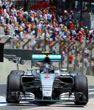 Brazil Grand Prix Formula 1 in 2015 SAO PAULO, Brazil - 11 14 2015: BIG FORMULA OF BRAZIL AWARD 1 2015 - Nico Rosberg GER, Team Mercedes-AMG-Petronas Formula One during practice for the Brazil Grand Prix Formula 1 2015, held at the Interlagos circuit . (Photo: Rodolfo Buhrer La Picture FotoArena)  RodolfoxBuhrer