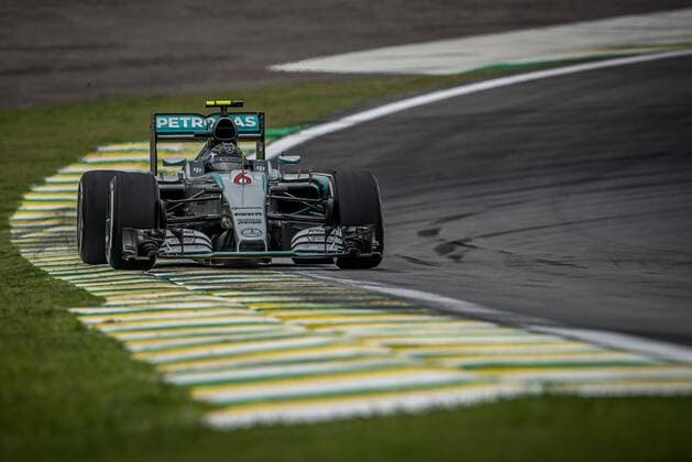 Nico Rosberg; Mercedes Grand Prix, formula 1 GP, Brasilien in Sao Paulo Interlagos, 14.11.15 Photo:mspb Jose_Mario_Dias Nico Rosberg; formula 1 GP, Brasilien