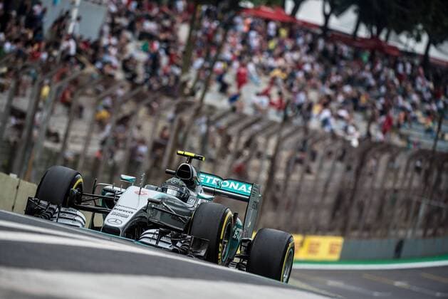 Nico Rosberg; Mercedes Grand Prix, formula 1 GP, Brasilien in Sao Paulo Interlagos, 14.11.15 Photo:mspb Jose_Mario_Dias Nico Rosberg; formula 1 GP, Brasilien