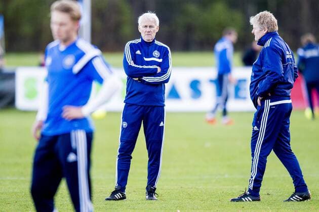 151115 Trainer Morten Olsen - Training Dänemark 15 november 2015 in Helsingör  Copyright: LUDVIGxTHUNMAN BB151115LT006