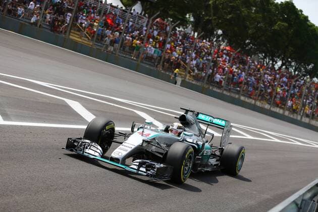 Brazilian Grand Prix, Sao Paulo 12 - 15 November 2015 14.11.2015 - Qualifying, Lewis Hamilton (GBR) Mercedes AMG F1 W06 