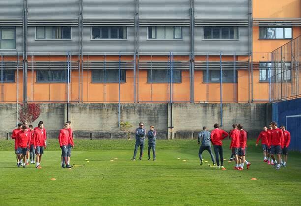 Cro national football team - training 15.11.2015., Zagreb - Croatian national football team on training on stadium in Maksimir. Coach Ante Cacic.  JuricaxGaloic PIXSELL