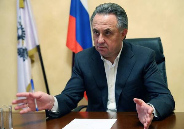 MOSCOW, RUSSIA. NOVEMBER 16, 2015. Russia s Minister Vitaly Mutko gives an interview for the TASS Top Officials project. Sergei Fadeichev TASS  TS011E98