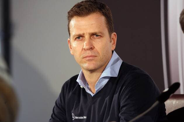 Manager Oliver Bierhoff - Pressekonferenz der Deutschen Nationalmannschaft, Rittergut Eckerde