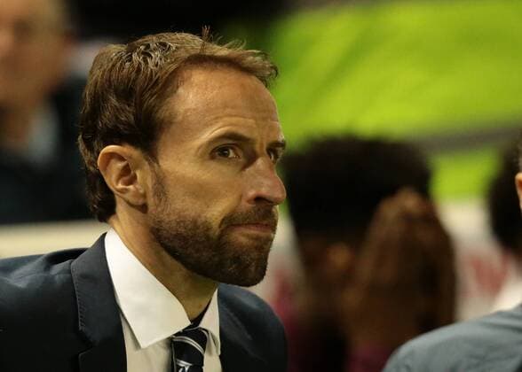16.11.2015. Amex Stadium, Brighton, England. Euro U21 U 21 Championship Qualifying. England U21 versus Switzerland U21. England Head Coach Gareth Southgate xMarkxKertonx  ActionPlus11682193