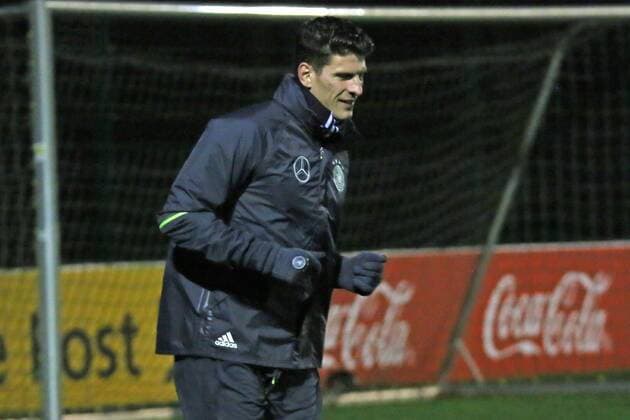 Mario Gomez - Training der Deutschen Nationalmannschaft, Sportschule Barsinghausen