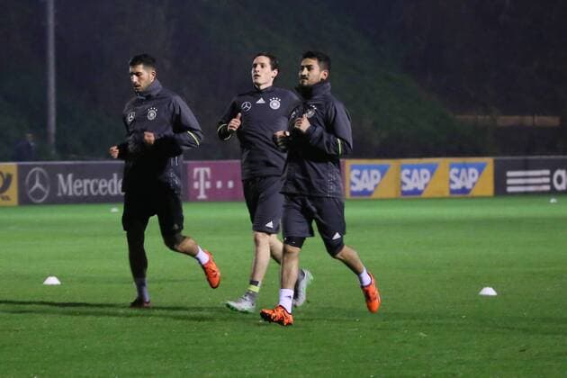 Sebastian Rudy, Ilkay Guendogan - Training der Deutschen Nationalmannschaft, Sportschule Barsinghausen