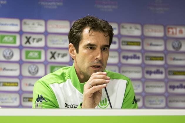 Fußball, UWCL, Abschlusstraining und Pressekonferenz VfL Wolfsburg; Cheftrainer Ralf Kellermann (Wolfsburg) Porträt, Portrait, Einzelbild. xtgx