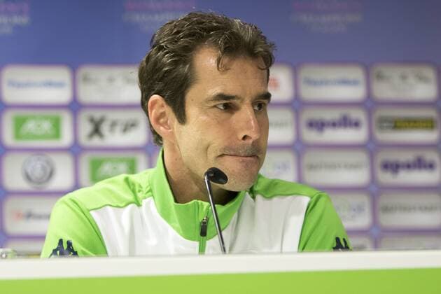 Fußball, UWCL, Abschlusstraining und Pressekonferenz VfL Wolfsburg; Cheftrainer Ralf Kellermann (Wolfsburg) Porträt, Portrait, Einzelbild. xtgx