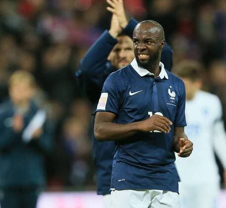 France s Lassana Diarra looks on dejected at the final whistle International Friendly Länderspiel Match- England v France - Wembley Stadium - England - 17th November 2015 - Picture David Klein Sportimage EDITORIAL USE ONLY. No use with unauthorised audio, video, data, fixture lists, club league logos or live services. Online in-match use limited to 120 images, no video emulation. No use in betting, games or single club league player publications.