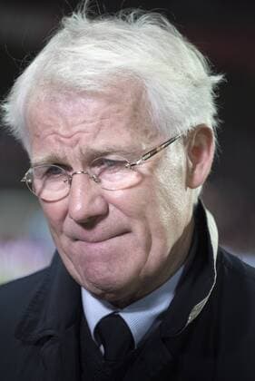 Kopenhagen, EM Quali Play Off, Dänemark - Schweden Playoff 2-2 Denmark (DEN) vs. Sweden (SWE) Danmark förbundskapten head coach Morten Olsen KP052301 