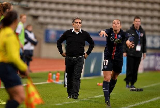 Fußball, Damen, Champions League, Paris St. Germain - KIF Örebro DFF Farid Benstiti (psg) FOOTBALL : Paris SG (St. Germain) vs Orebro - Frauen Champions League Frauenfussball - AnthonyBIBARD FEP Panoramic 