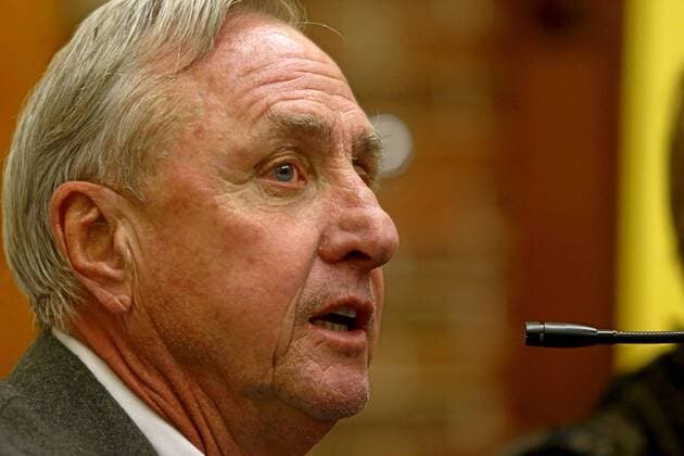 Fußball, Johan Cruyff bei Pressetermin in Barcelona xFRANCESCxADELANTADOx 