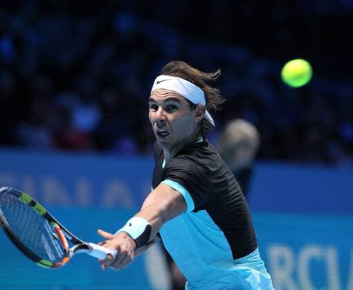 TENNIS - ATP Tennis Herren World Tour Finals 2015 LONDON,ENGLAND,20.NOV.15 - TENNIS - ATP World Tour, World Tour Finals 2015. Image shows Rafael Nadal (ESP). GEPAxpictures xAlanxGrieves