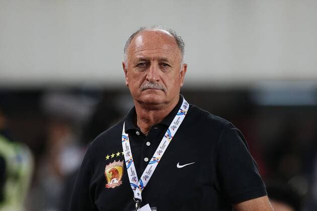 GUANGZHOU, CHINA - NOVEMBER 21: (CHINA OUT) Luiz Felipe Scolari, head coach of Guangzhou Evergrande, looks on during the second leg of the AFC Champions League final match between Guangzhou Evergrande and Al Ahli at the Tianhe Sports Center on November 21, 2015 in Guangzhou, China.  CFP476170037 
