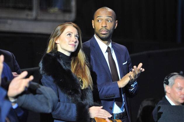 Thierry Henry and his wife TENNIS : ATP Tennis Herren WORLD TOUR FINALS 2015 - 21 11 2015 TennisMagazine Panoramic 