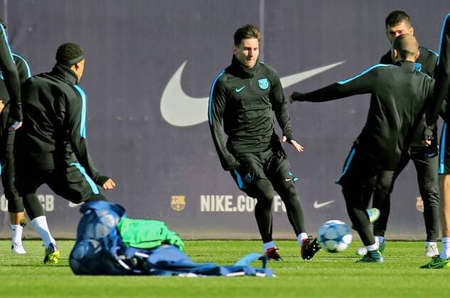 Fußball, Champions League, FC Barcelona Training BARCELONA -november 23- BARCELONA: Leo Messi in the FC Barcelona Barca training previous to the Champions League match against Roma. Photo: Joan Valls Urbanandsport Cordon Press 
