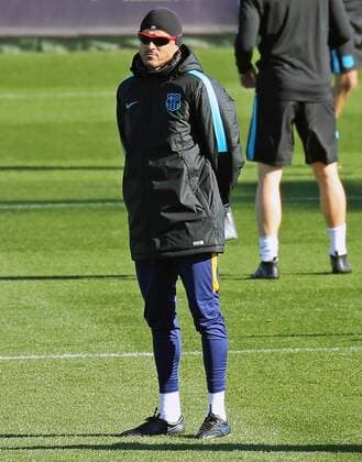 Fußball, Champions League, FC Barcelona Training BARCELONA -november 23- BARCELONA: Luis Enrique Martinez in the FC Barcelona Barca training previous to the Champions League match against Roma. Photo: Joan Valls Urbanandsport Cordon Press 