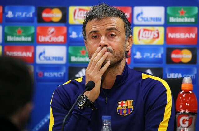 BARCELONA -november 23- BARCELONA: Luis Enrique Martinez in the press conference PK Pressekonferenz previous to the Champions League match against Roma. Photo: Joan Valls Urbanandsport Cordon Press 