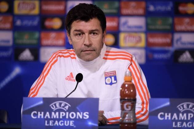 Fußball, Champions League, Olympique Lyon PK - LYON, FRANCE: Lyon s head coach Hubert Fournier pictured during a press conference PK Pressekonferenz of Olympique Lyonnais, in Lyon, France, Monday 23 November 2015. Belgian first league soccer team KAA Gent will play tomorrow its fifth game in the group H, in the group stage of the Uefa Champions League competition against French club Olympique Lyonnais. YORICKxJANSENS  x04744856x