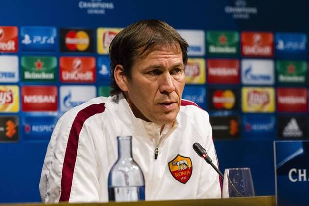 Fußball, Champions League, AS Rom PK SPAIN - Nov,23th: Rudi Garcia during the press conference PK Pressekonferenz before the match between FC Barcelona Barca - AS Roma, for the round 5 of the Liga BBVA, played at Camp Nou Stadium on 23th Nov 2015 in Barcelona, Spain. (Credit: Mikel Trigueros Urbanandsport Cordon Press) 