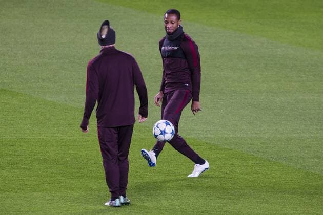 Fußball, Champions League, AS Rom Training SPAIN - Nov,23th: Keita (c) during the Last training before the match between FC Barcelona Barca - AS Roma, for the round 5 of the Liga BBVA, played at Camp Nou Stadium on 23th Nov 2015 in Barcelona, Spain. (Credit: Mikel Trigueros Urbanandsport Cordon Press) 
