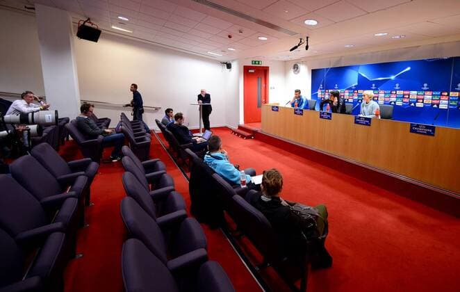 Fußball, Champions League, Dinamo Zagreb PK GNK Dinamo press conference PK Pressekonferenz - London, UK 23.11.2015., London, UK - GNK Dinamo press conference before Champions League match with Arsenal.  MarkoxPrpic PIXSELL