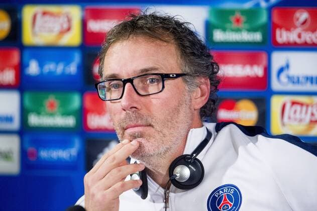 Fußball, Champions League, Paris St. Germain PK 151124 PSG:s tränare Laurent Blanc under en presskonferens inför fotbollsmatchen i Champions League den 24 november 2015 i Malmö.  Copyright: LUDVIGxTHUNMAN BB151124BB005