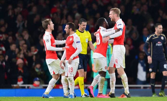 Arsenal vs Dinamo - London, UK 24.11.2015., London, UK - UEFA Champions League, group F, Arsenal FC - GNK Dinamo Zagreb.  MarkoxPrpic PIXSELL
