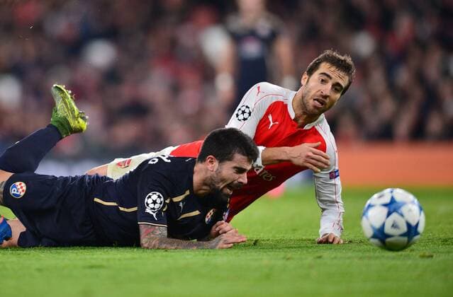 Arsenal vs Dinamo - London, UK 24.11.2015., London, UK - UEFA Champions League, group F, Arsenal FC - GNK Dinamo Zagreb. Paulo Machado.  MarkoxPrpic PIXSELL